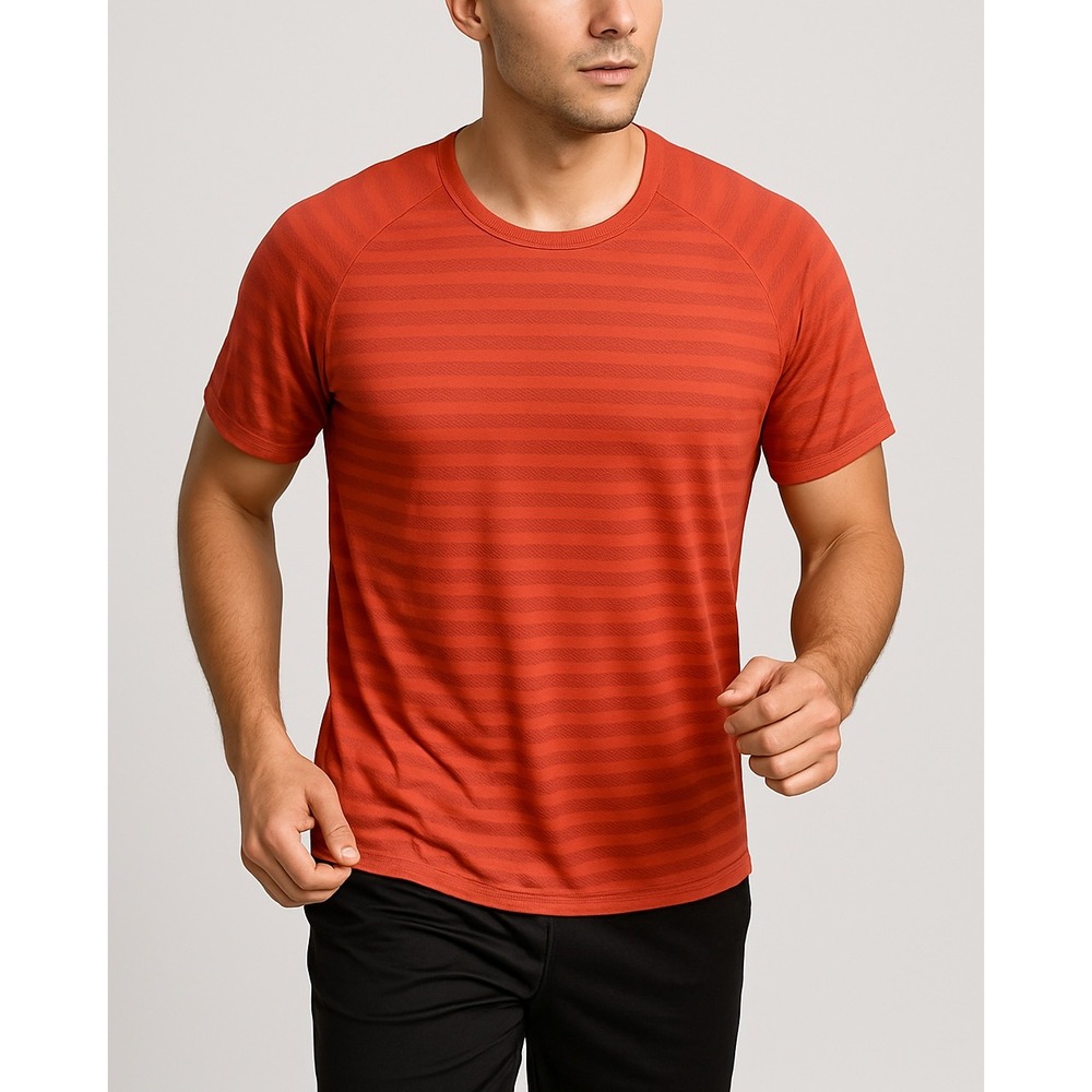 RBX Performance Men's‎ XL Orange Athletic Tee NWT Breathable Mesh Shirt